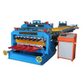 Glazed tile roof sheet double layer roll forming machine